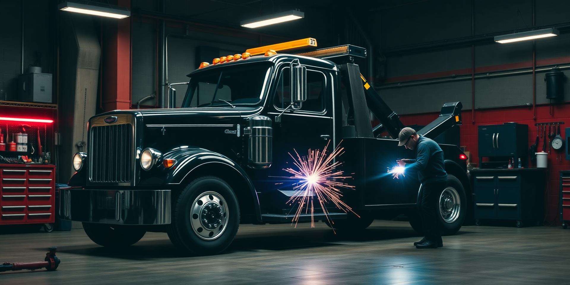 custom tow truck modifications Pomona CA — Quik Tow Repair
