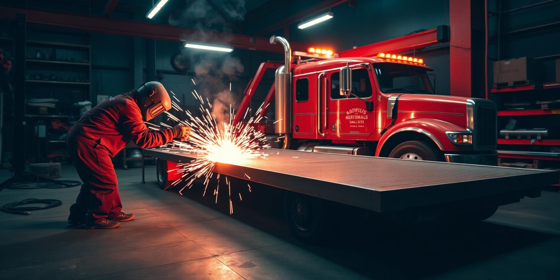 tow truck dolly fabrication and repair Pomona CA — Quik Tow Repair